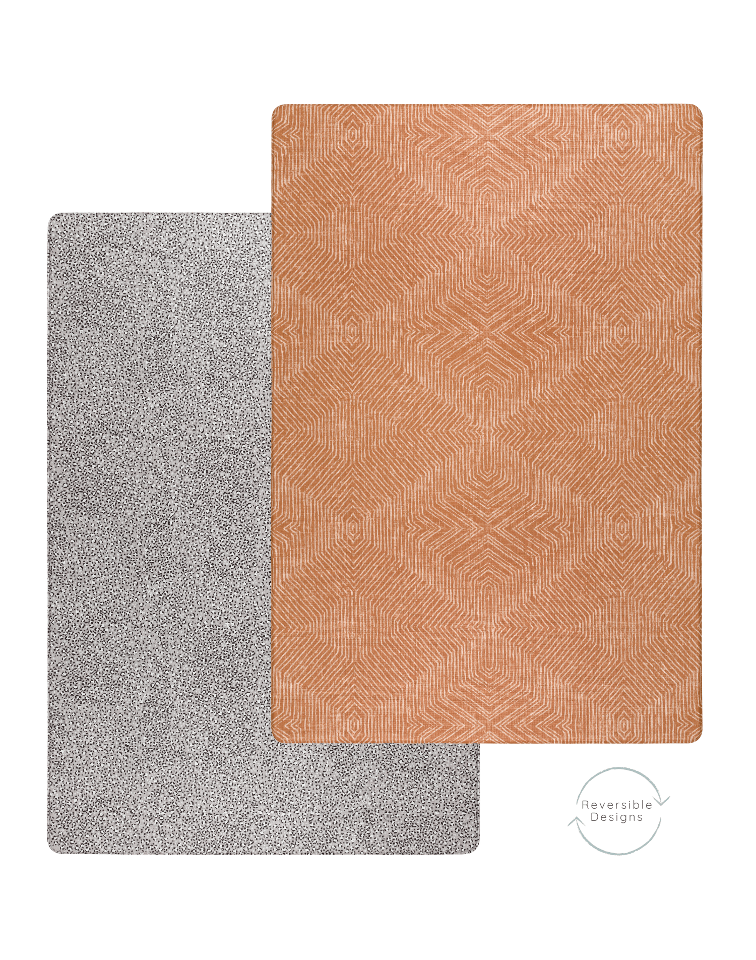 A reversible play mat with a gentle and timeless aesthetic