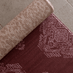 Close up of reversible play mat the merah and rusa from totter and tumble thick padded mat safe to use on tiled flooring
