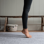 Leopard print exercise mat that supports with thickly padded foam