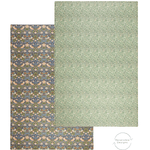 A play mat with a subtle, timeless aesthetic on both sides