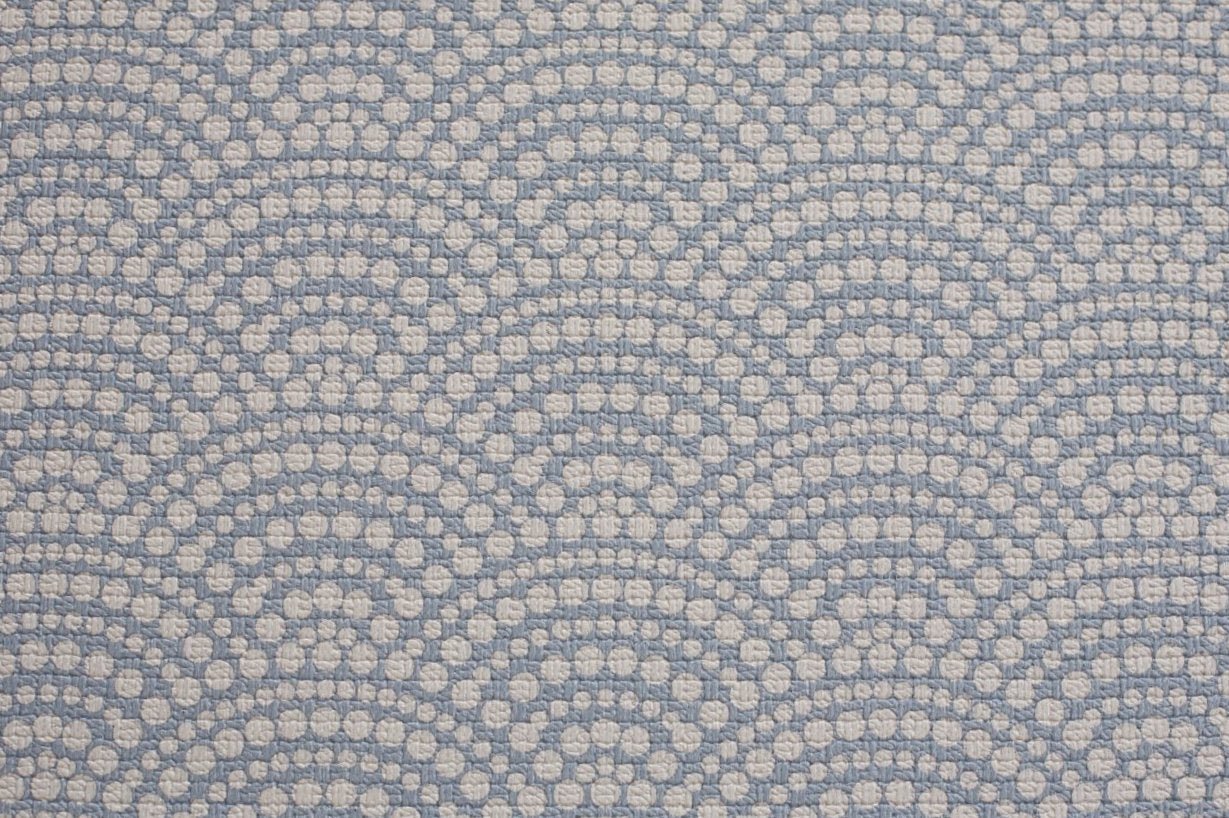 Close up of Totter + Tumble's Seafarer iron blue memory foam playmat great to make a soft floor