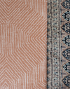 TERRACOTTA kilim soft playmat with a textured surface offers protection for the whole family and complements the home