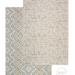Two rugs with different patterns on a premium reversible play mat