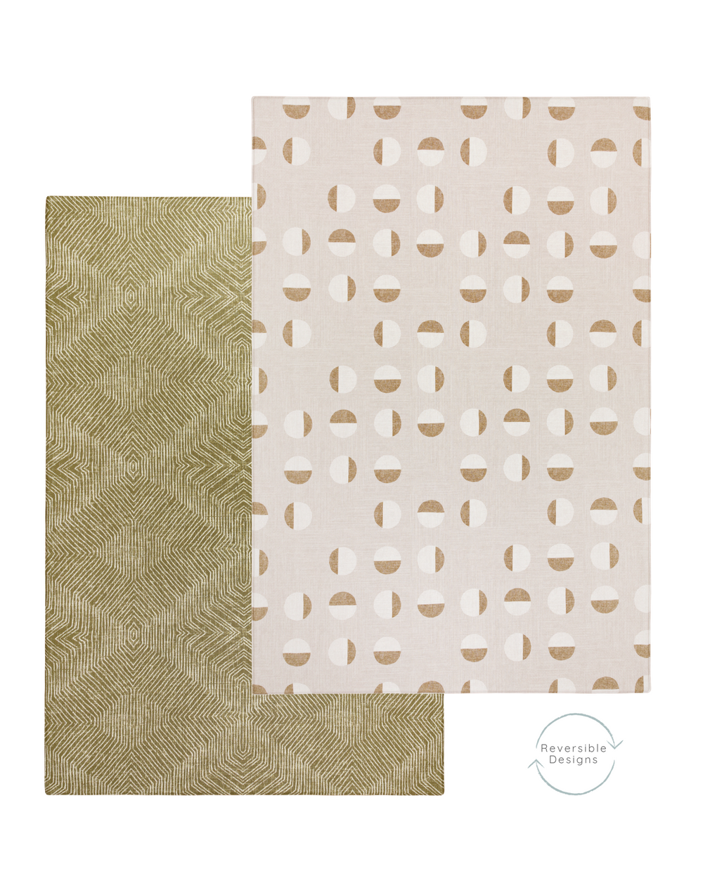 reversible double sided baby playmat with two modern motifs that complement stylish family homes