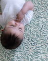 morris & co willow boughs totter and tumble playmat close up baby rolling on safe padded play mat non toxic playmats from newborn
