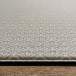 A close-up image on the shell design beachcomber playmat, made from thick memory foam | SKU: 26 BEACH/GATHER XL, 26 BEACH/GATHER STD, 26 BEACH/GATHER COMP