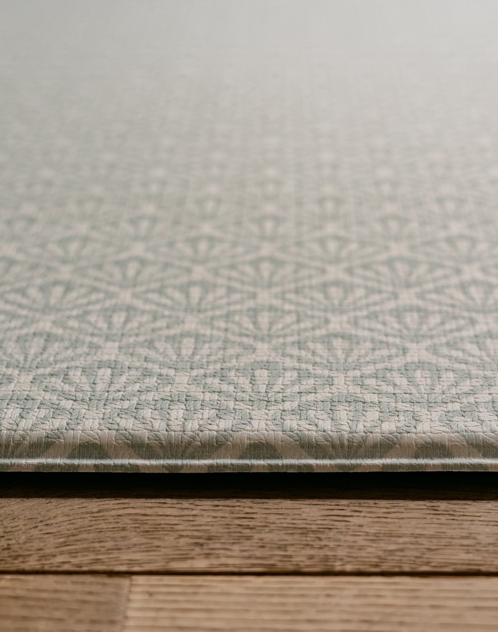 A close-up image on the shell design beachcomber playmat, made from thick memory foam | SKU: 26 BEACH/GATHER XL, 26 BEACH/GATHER STD, 26 BEACH/GATHER COMP