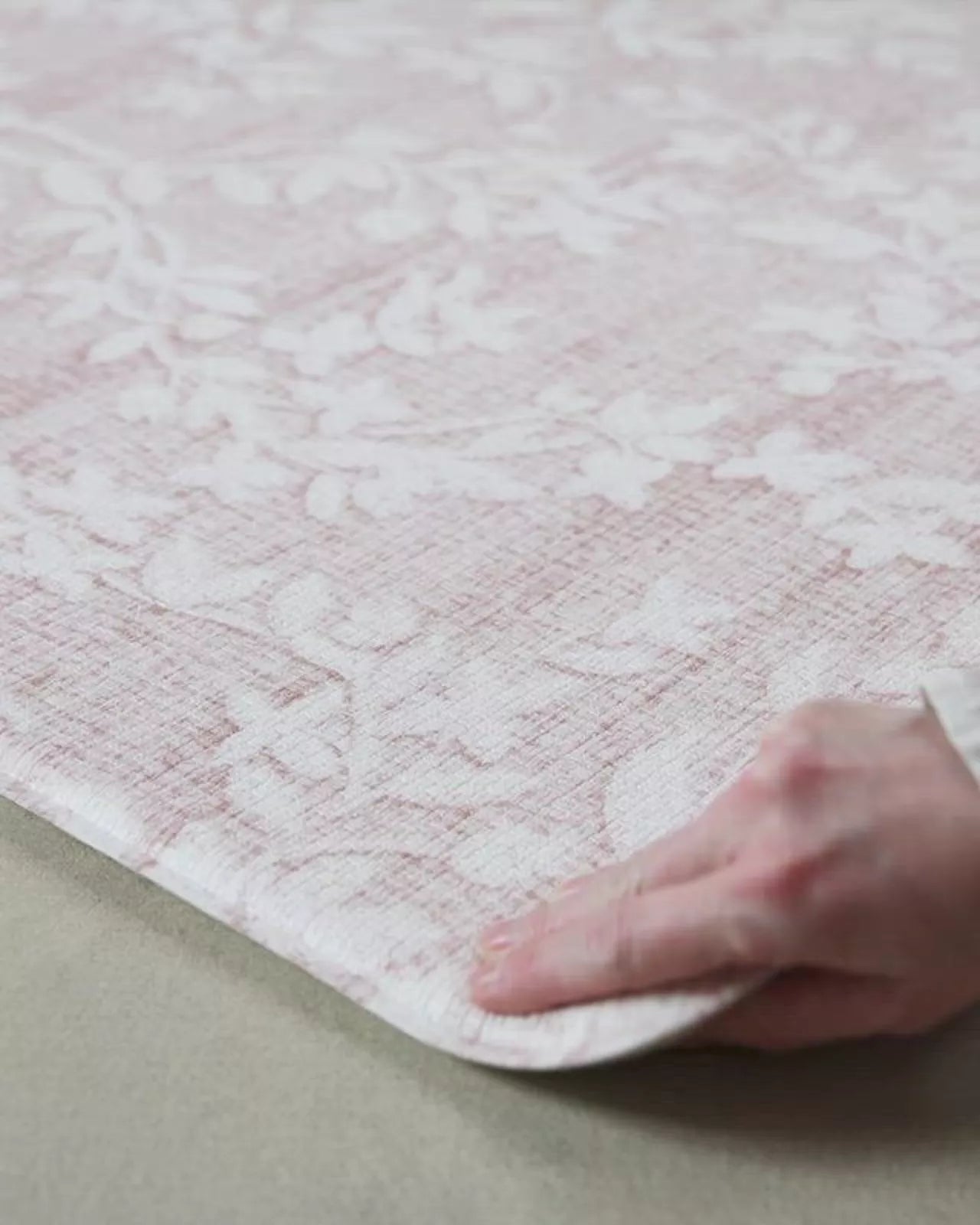 video of 'the aster and the fable' reversible pink totter and tumble rug-like playmat