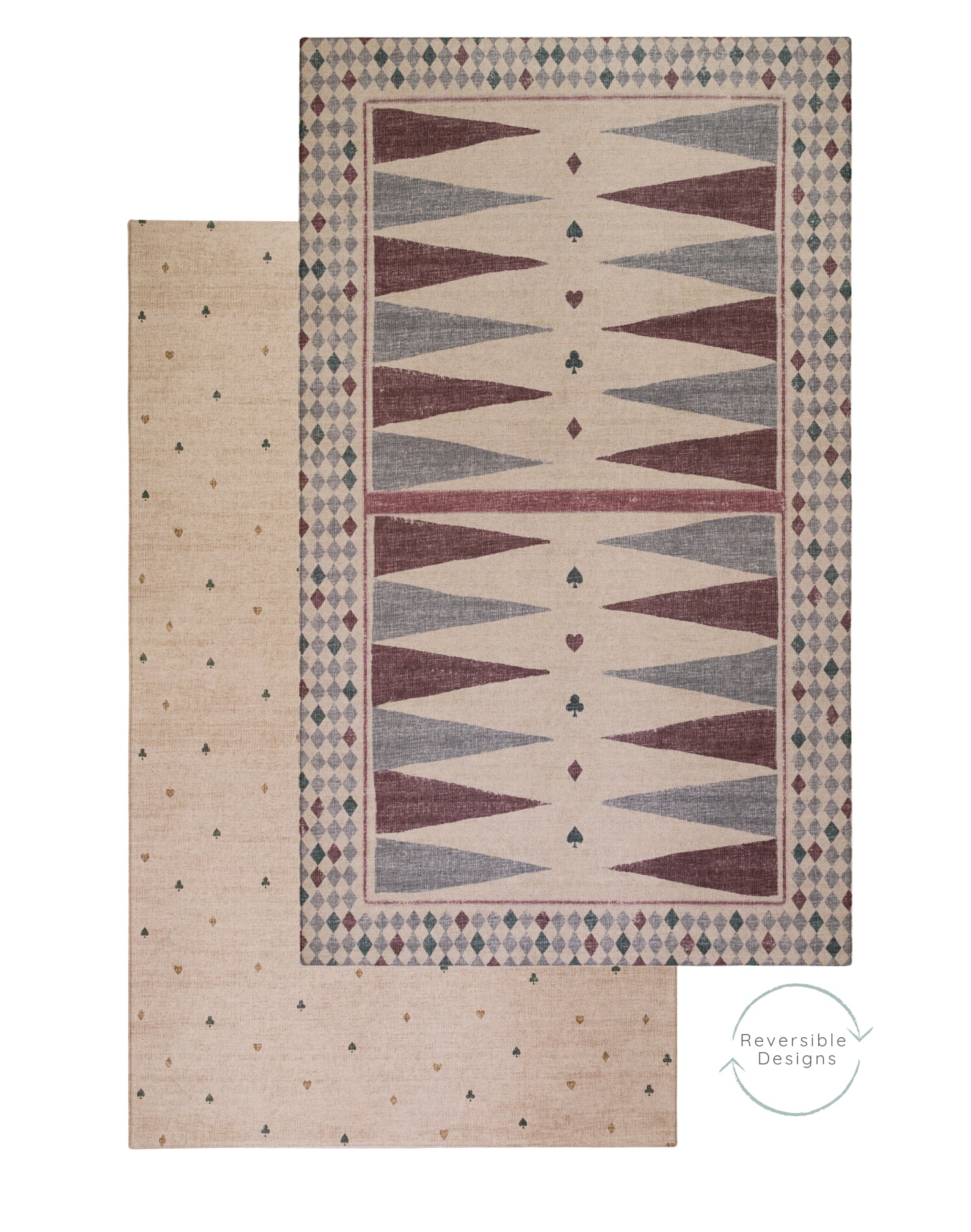 The Roller XL reversible memory foam playmat by Totter + Tumble, the largest one piece playmat on the market and The Wildcard